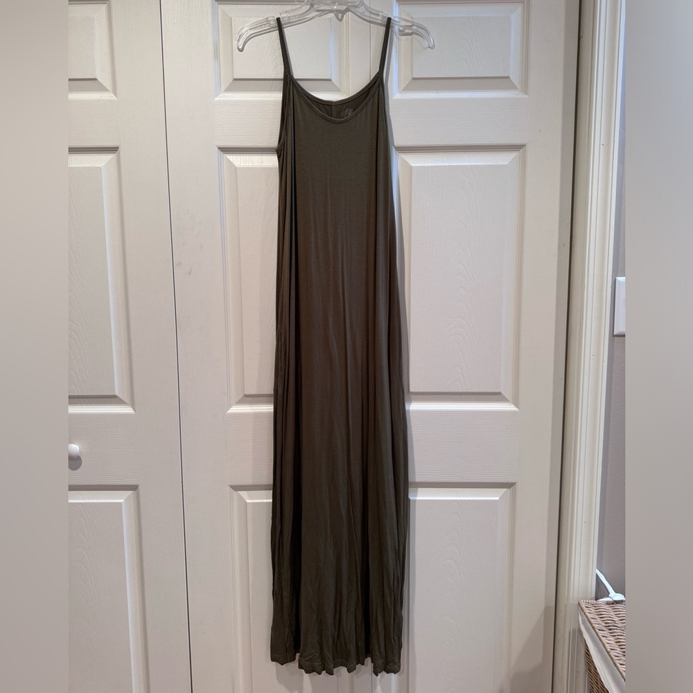 Tickled Teal Maxi Tank Dress with Pockets